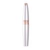 Electric Eyebrow Trimmer Painless Eyebrow Remover Stainless Steel Rechargeable for Home Girl (Gold) view 1