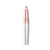 Electric Eyebrow Trimmer Painless Eyebrow Remover Stainless Steel Rechargeable for Home Girl (Gold) view 2