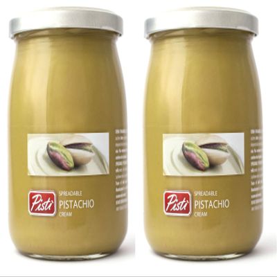 2 x Pisti Sicilian Pistachio Cream Spread, 600 g