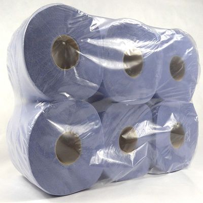 Blue Embossed Centrefeed Rolls 2ply Paper Towels Multipurpose Kitchen Towels for Commercial & Home Cleaning Highly Absorbent Paper (36)