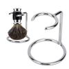 Buachois Shaving Brush Stand, Stainless Steel Razor Holder for Salon Home Travel Use, Organize Shaving Supplies, Vertical Design, Modern Aesthetics view 1
