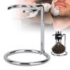 Buachois Shaving Brush Stand, Stainless Steel Razor Holder for Salon Home Travel Use, Organize Shaving Supplies, Vertical Design, Modern Aesthetics view 2
