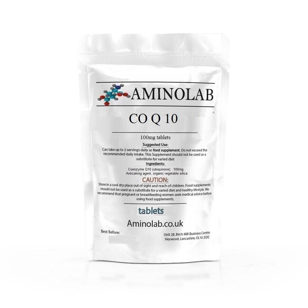 Aminolab - CO Enzyme Q10 (COQ10) 100mg 120 Tablets