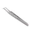 minkissy 2pcs Anti-Static Eyebrow Tweezers Professional Nail Art Tools for Men Women Curved Straight Tips for Precision Manicure Eyelash Applications view 1