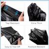 AMD Nexus 100 Heavy Duty Refuse Sack | Black | 72x85 cm | 75 L | Kitchen Bin Liners | Bin Liner | Bin Bags | Strong Waste Bags | Dustbin Bags view 3