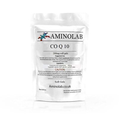 Aminolab - CO Enzyme Q10 (COQ10) 200mg 240 Soft gels