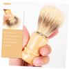 Beavorty 4pcs Shave Brush Wood Handle Shaving Brush Mens Father's Day Gifts for Men view 2