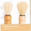 Beavorty 4pcs Shave Brush Wood Handle Shaving Brush Mens Father's Day Gifts for Men view 4