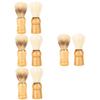 Beavorty 8pcs Shave Brush Shaving Brush Wood Handle for Men Great Father's Day Use for Beard and Mustache Grooming