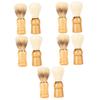 Beavorty 10pcs Wood Handle Shaving Brush for Gentleman Beard Brush Men's Shave Tool