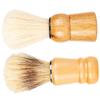 Beavorty 10pcs Wood Handle Shaving Brush for Gentleman Beard Brush Men's Shave Tool view 4