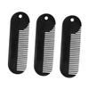 FRCOLOR 3pcs Beard Shaping Tool for Men Zinc Alloy Comb Hair Styling Compact Salon Quality view 1