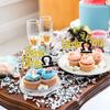 12Pcs Libra cake topper, Big Libra Energy/Libra Season Cake Decor, 12 constellation Libra September October Birthday Cupcake Decoration, Horoscope Astrology Birthday Party Supplies, Gold Glitter view 3