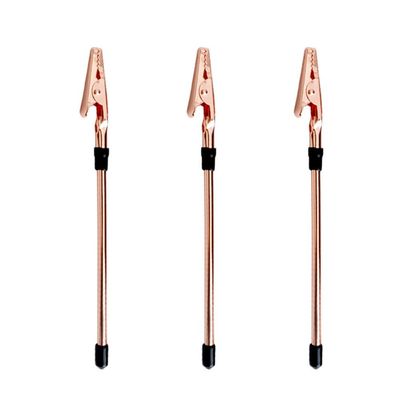 3Pcs Bracelet Jewelry Helper Tool, Metal Jewelry Wearing Aids Bracelet Clasp Helper Tool Assistance Tool for Necklace, Watch Band, Zippers (Rose Gold)