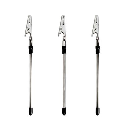3Pcs Bracelet Jewelry Helper Tool, Metal Jewelry Wearing Aids Bracelet Clasp Helper Tool Assistance Tool for Necklace, Watch Band, Zippers (Silver)