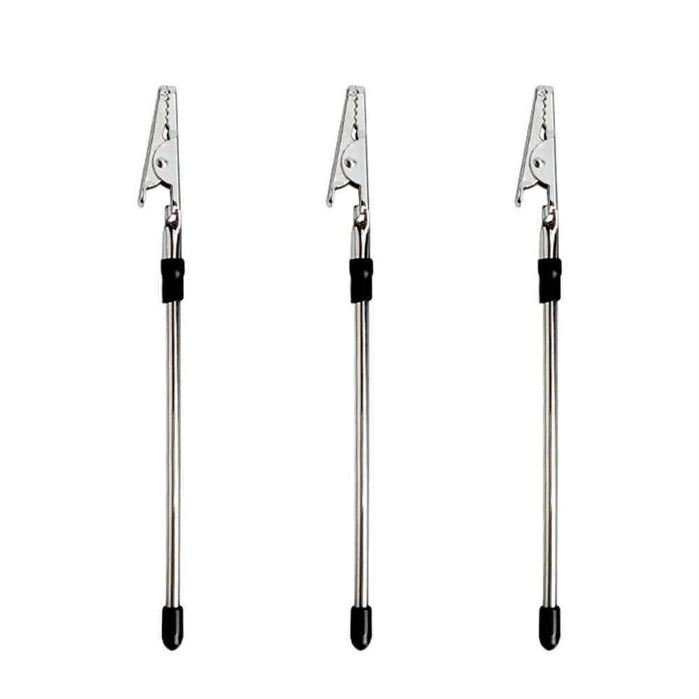 3Pcs Bracelet Jewelry Helper Tool, Metal Jewelry Wearing Aids Bracelet Clasp Helper Tool Assistance Tool for Necklace, Watch Band, Zippers (Silver)