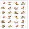 24 Pre-Cut Christmas Robins Themed Edible Wafer Paper Cake Toppers Decorations view 2