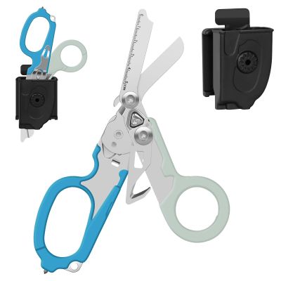 Trauma Shears Emergency Response Shears, Stainless Steel Foldable Scissors Pliers, Outdoor Camping Rescue Scissors Tools