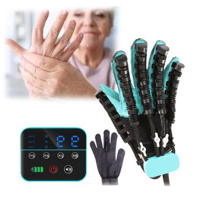 RayGenius Intelligent Massage Gloves Stroke Hemiplegia Rehabilitation Hand Function Robot Gloves Rehabilitation Training Gloves Finger Care,Splitfinger-right-M