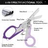 Trauma Shears Emergency Response Shears, Stainless Steel Foldable Scissors Pliers, Outdoor Camping Rescue Scissors Tools view 3