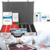 Optical Trial Lens Set, 266Pcs Trial Lens Set, Trial Frame Metal Rim Ophthalmic Lenses, w/Metal Rim Aluminum Case+Free Trial Frame view 1