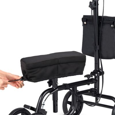 Uematu Knee Scooter Pad Covers Memory Foam Knee Walker Cushion with Removable Cover Washable Foam Cushion Seat Cover, Replacement Knee Pad Fits Knee Cycle Knee Scooters