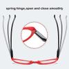 3-Pack Cat Eye Computer Reading Glasses for Men and Women, Lightweight Blue Light Blocking Spring Hinge Reader (Color : Red+Black, Size : 3.5 x) view 4