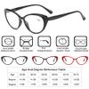3-Pack Cat Eye Computer Reading Glasses for Men and Women, Lightweight Blue Light Blocking Spring Hinge Reader (Color : Red+Black, Size : 3.5 x) view 2