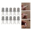 10pcs Nose Hair Trimmer Replacement Heads Compatible with All Nose Hair Trimmer, Universal Clipper for Ear and Nose Hair Trimmer view 3