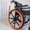Wheelchair Push Rim Covers, Rear Wheel Sports Wheelchair Non-Slip Wear-Resistant Silicone Hand Push Cover, Improve Grip and Traction, Stylish1 Pair (Color : A, Size : 24-inch) view 3