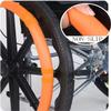 Wheelchair Push Rim Covers, Rear Wheel Sports Wheelchair Non-Slip Wear-Resistant Silicone Hand Push Cover, Improve Grip and Traction, Stylish1 Pair (Color : A, Size : 24-inch) view 4
