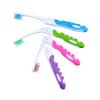 SWYSGS Pack of 4 Travel Toothbrushes - Soft Bristles, Foldable, Portable - Green, Blue, Pink, Purple view 1