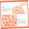 Healeved 3pcs Facial Cleansing Sponges Exfoliating Face Wash Sponges for Sensitive Skin with Green Orange Pink Suitable for Daily Face and Body Cleansing view 3