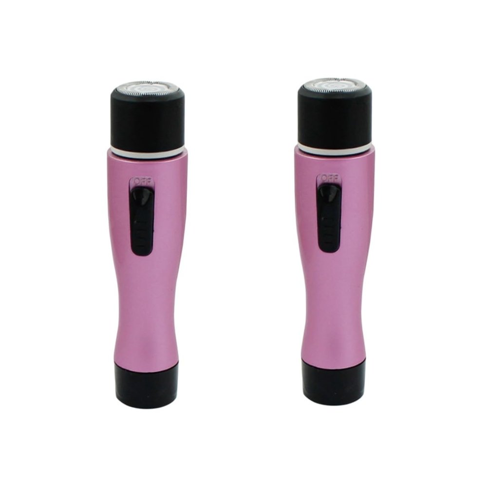 minkissy 2pcs Lady Trimmer Face Mini Hair Remover Women's Facial Hair Remover for Face Armpits Legs Bikini Line