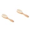 Beavorty 2pcs Dense Wool Brush for Men Curved Handle Mustache Brush for Face Cleaning for Household and Barber Shop Use view 1