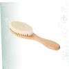 Beavorty 2pcs Dense Wool Brush for Men Curved Handle Mustache Brush for Face Cleaning for Household and Barber Shop Use view 3