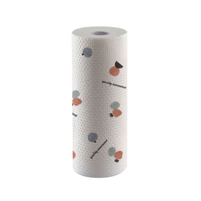 Printed Kitchen Towel,25cm x25cm 2 Kitchen Rolls80 Sheets,Super Absorbent Tough and Durable,Oil Absorption and Stain Removal
