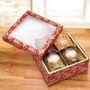 Ghasitaram Gifts Jaiccha Red Printed 4 Part Fancy Box |Gift for Diwali,Holi,Rakhi,Valentine,Christmas,Birthday,Anniversary,Her,Him| view 1