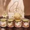 Ghasitaram Gifts Jaiccha Jute Square Basket with Flower with Dryfruits |Gift for Diwali,Holi,Rakhi,Valentine,Christmas,Birthday,Anniversary,Her,Him| view 1