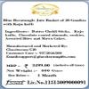 Ghasitaram Gifts Jaiccha Blue Recatangle Jute Basket of 20 Goodies with Kaju katli |Gift for Diwali,Holi,Rakhi,Valentine,Christmas,Birthday,Anniversary,Her,Him| view 2