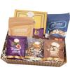 Ghasitaram Gifts Jaiccha Brown Medium Tray of 9 Goodies with Soan papdi |Gift for Diwali,Holi,Rakhi,Valentine,Christmas,Birthday,Anniversary,Her,Him|