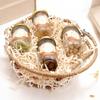 Ghasitaram Gifts Jaiccha Jute Hexagon Basket with Dryfruit Jars |Gift for Diwali,Holi,Rakhi,Valentine,Christmas,Birthday,Anniversary,Her,Him|