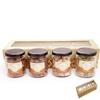 Ghasitaram Gifts Jaiccha Golden Box of 4 Jars with mukhwas |Gift for Diwali,Holi,Rakhi,Valentine,Christmas,Birthday,Anniversary,Her,Him|
