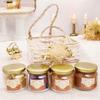 Ghasitaram Gifts Jaiccha Jute Square Basket with Flower with Mahalaxmi Chiwda |Gift for Diwali,Holi,Rakhi,Valentine,Christmas,Birthday,Anniversary,Her,Him| view 1