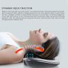 Dynamic Cervical Neck Traction Device, TENS+EMS Neck Shoulder Relaxer with 3 Modes and Hot Compress Function, Adjustable 12 Levels Intensity and 15min Timing, 3-5cm Deep, for Office Worker view 3