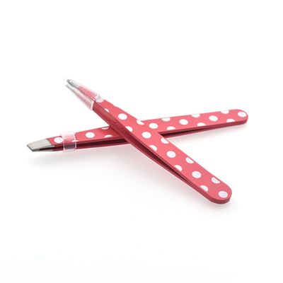 Beavorty 2pcs Stainless Steel Eyebrow Clip Portable Tweezers for Women Makeup Eyebrow Tweezers Facial Hair Removal