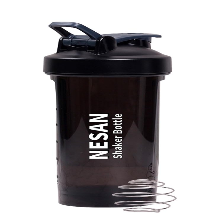 NESAN Bottle Classic Shaker Bottle Perfect for Protein Shakes and Pre Workout (32, Black)