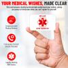 Elm City Direct Do Not Resuscitate DNR Medical Alert Wallet Card with Emergency Contact Form, Set of 2 Cards view 2