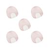5 Set of Retainer Case Cleaning Box Holder for Mouth Guard Aligner Pink, 9x8.2x2.8 cm view 1