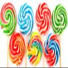 15 x LOLLIPOPS RAINBOW LOLLIES 30g CAKE TOPPERS KIDS PARTY BAGS HALAL VEGAN view 2